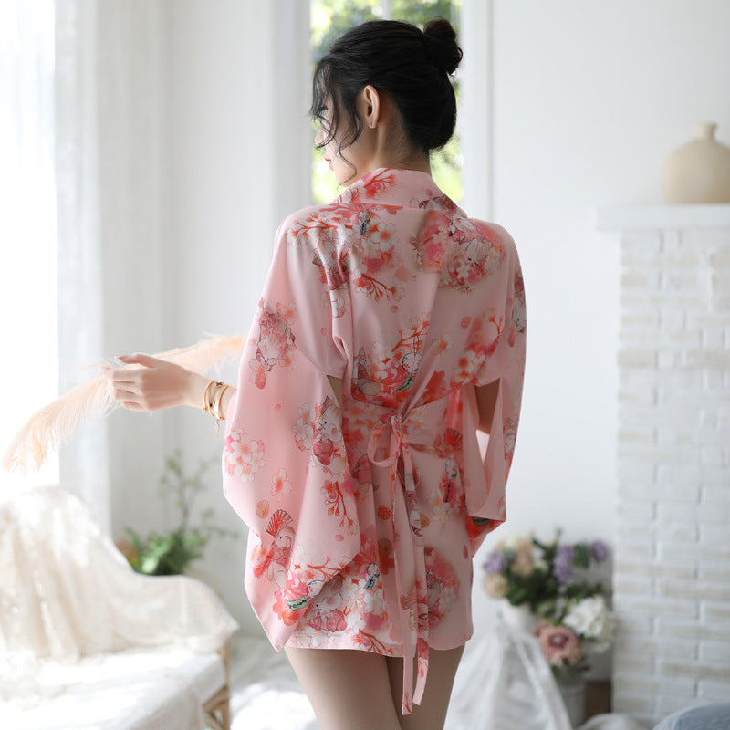 Japanese Kimono Suit Bathrobe