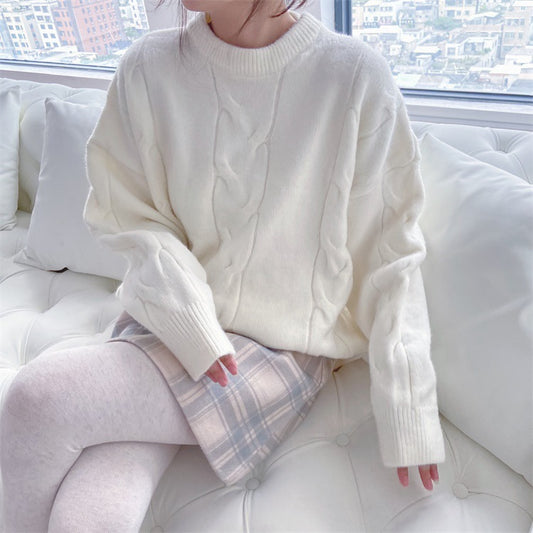 Retro Japanese Thick Sweater